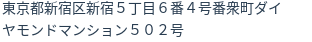 住所(登記所在地)