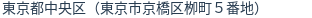 住所(登記所在地)