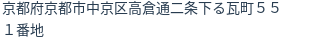 住所(登記所在地)