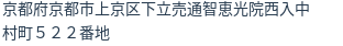住所（登記所在地）