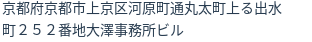 住所(登記所在地)