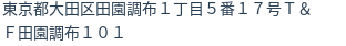住所（登記所在地）