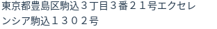 住所（登記所在地）