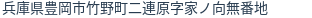 住所(登記所在地)