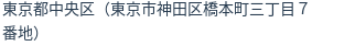住所（登記所在地）