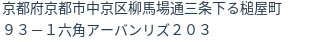 住所（登記所在地）
