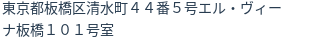 住所(登記所在地)