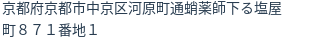 住所(登記所在地)