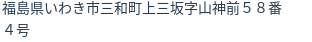 住所(登記所在地)