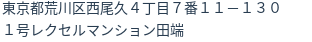 住所(登記所在地)