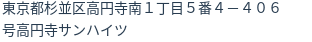 住所（登記所在地）