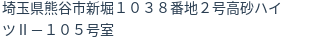 住所(登記所在地)