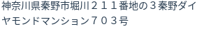 住所(登記所在地)