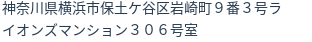 住所(登記所在地)