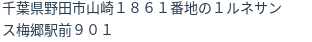 住所(登記所在地)