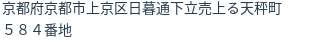住所（登記所在地）