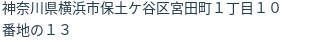 住所(登記所在地)