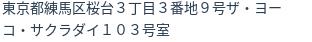 住所(登記所在地)