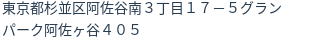 住所(登記所在地)