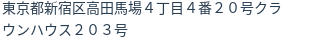 住所（登記所在地）