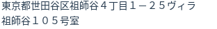 住所（登記所在地）