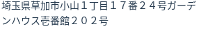 住所(登記所在地)