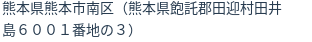住所（登記所在地）