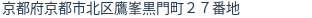 住所（登記所在地）