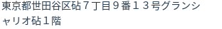 住所（登記所在地）