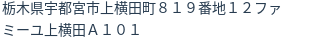 住所(登記所在地)