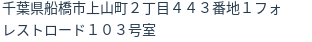 住所(登記所在地)