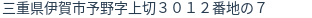 住所(登記所在地)