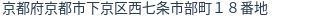 住所(登記所在地)