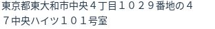 住所(登記所在地)