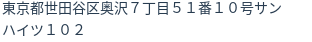住所(登記所在地)