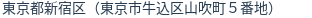 住所(登記所在地)