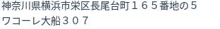 住所(登記所在地)