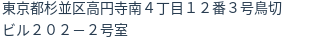 住所(登記所在地)