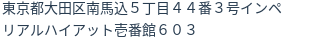 住所(登記所在地)