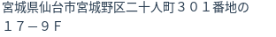 住所(登記所在地)