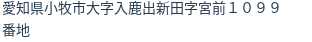 住所(登記所在地)