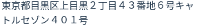 住所(登記所在地)