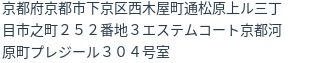 住所（登記所在地）