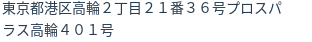 住所(登記所在地)