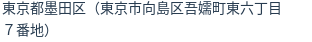 住所（登記所在地）