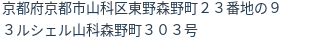 住所(登記所在地)
