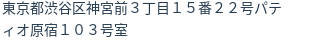 住所(登記所在地)