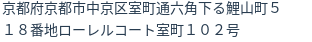 住所(登記所在地)