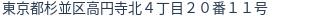 住所(登記所在地)