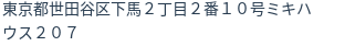 住所（登記所在地）